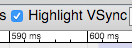 Enable VSync Highlighting